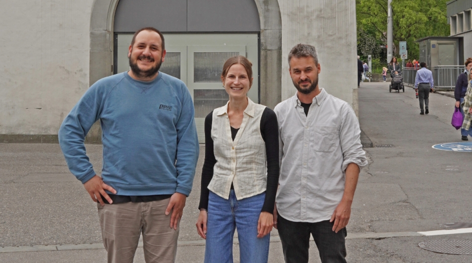 v.l.n.r.: Samuel Ackermann (somewhere LAB GmbH), Stefanie Kr&uuml;si (mint&more GmbH), Daniel Ledergerber (mint&more GmbH)